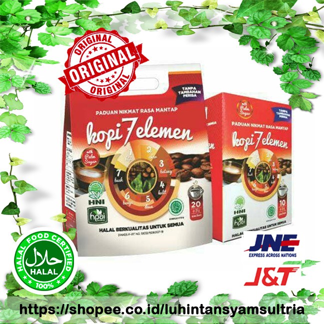 

KOPI 7 ELEMEN (Seven Elements Coffee) - HNI HPAI - Kopi Sevel