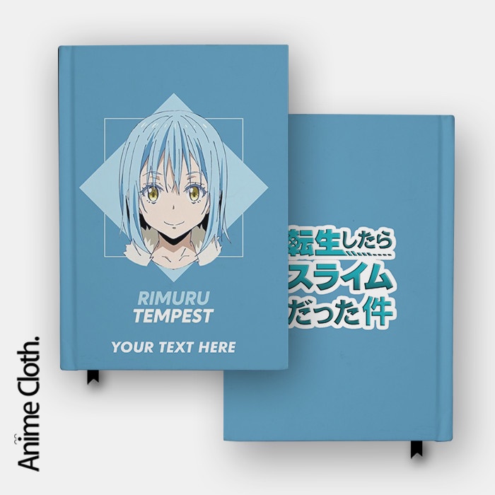 

Buku Catatan Rimuru Tempest Slime Anime Custom Nama Notebook Diary