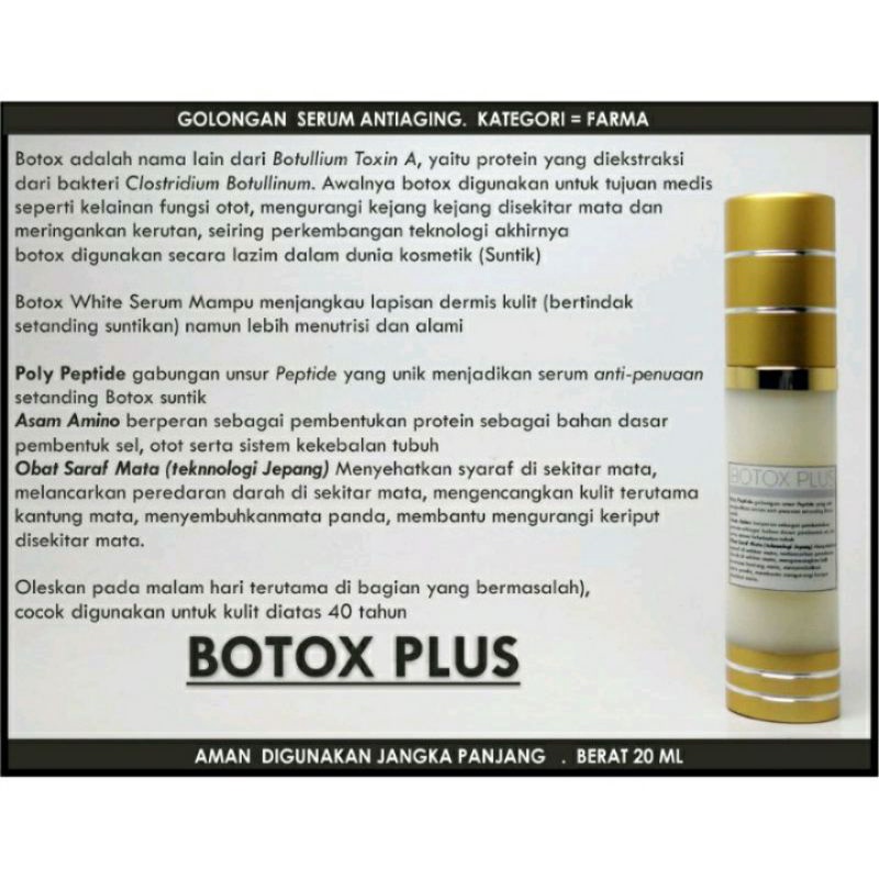 Serum pengencang wajah wanita dan pria