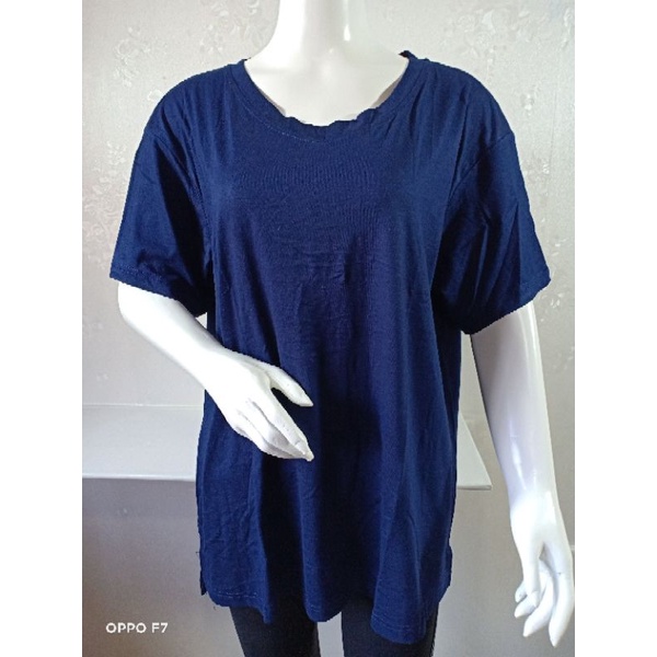 KAOS V NECK XXL ATASAN WANITA KAOS XXL KAOS JUMBO KAOS POLOS KAOS BIGSIZE XXL