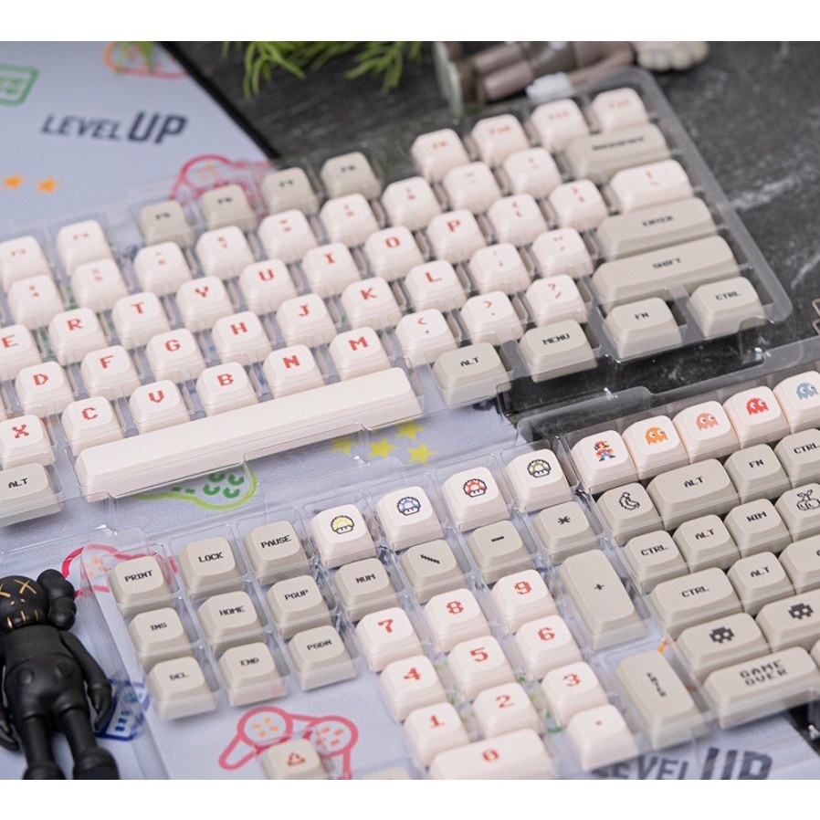 Yiqi Video Game Design PBT Dye-sub Keycaps 144 set XDA Profile