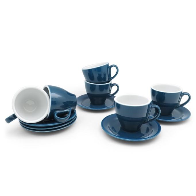 CANGKIR SET CAPPUCINO / LATTE CUP / COFFEE MUG - Blue