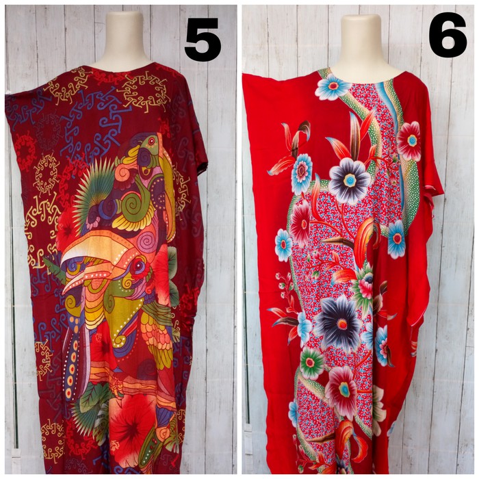 Promo Daster Kalong Kencana Ungu - Daster Lowo Batik Kencana Ungu Terlaris