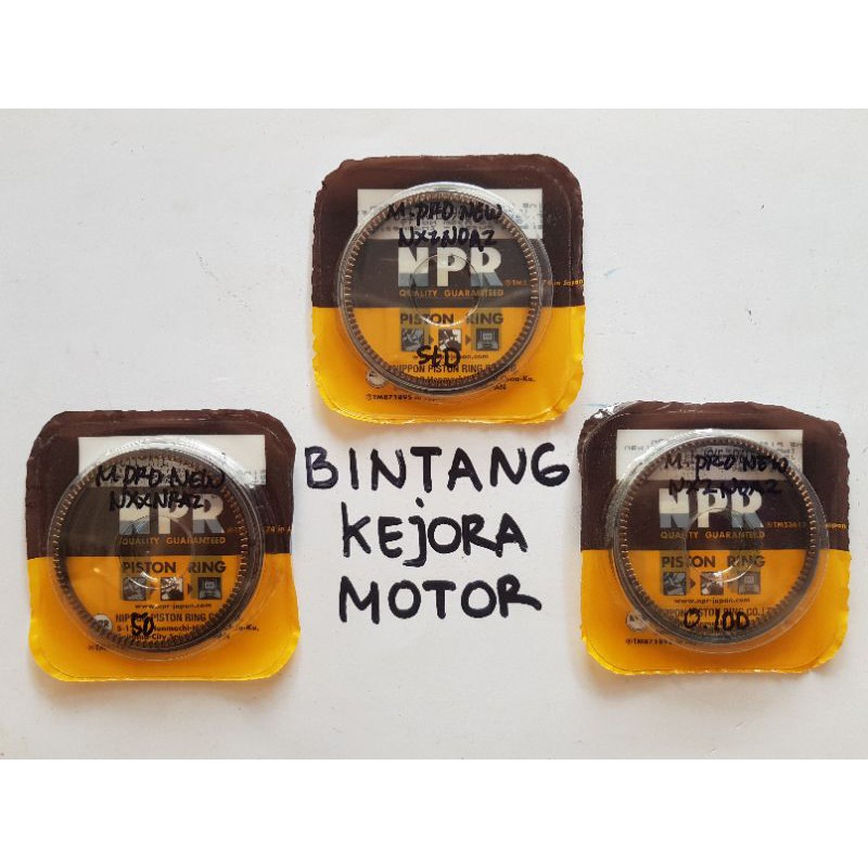 Ring seher ring piston piston ring MEGAPRO NEW  oversize standar 50 100 NPP NPR