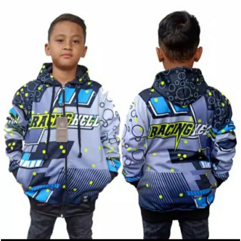 JAKET ANAK LAKI LAKI RACING HELL