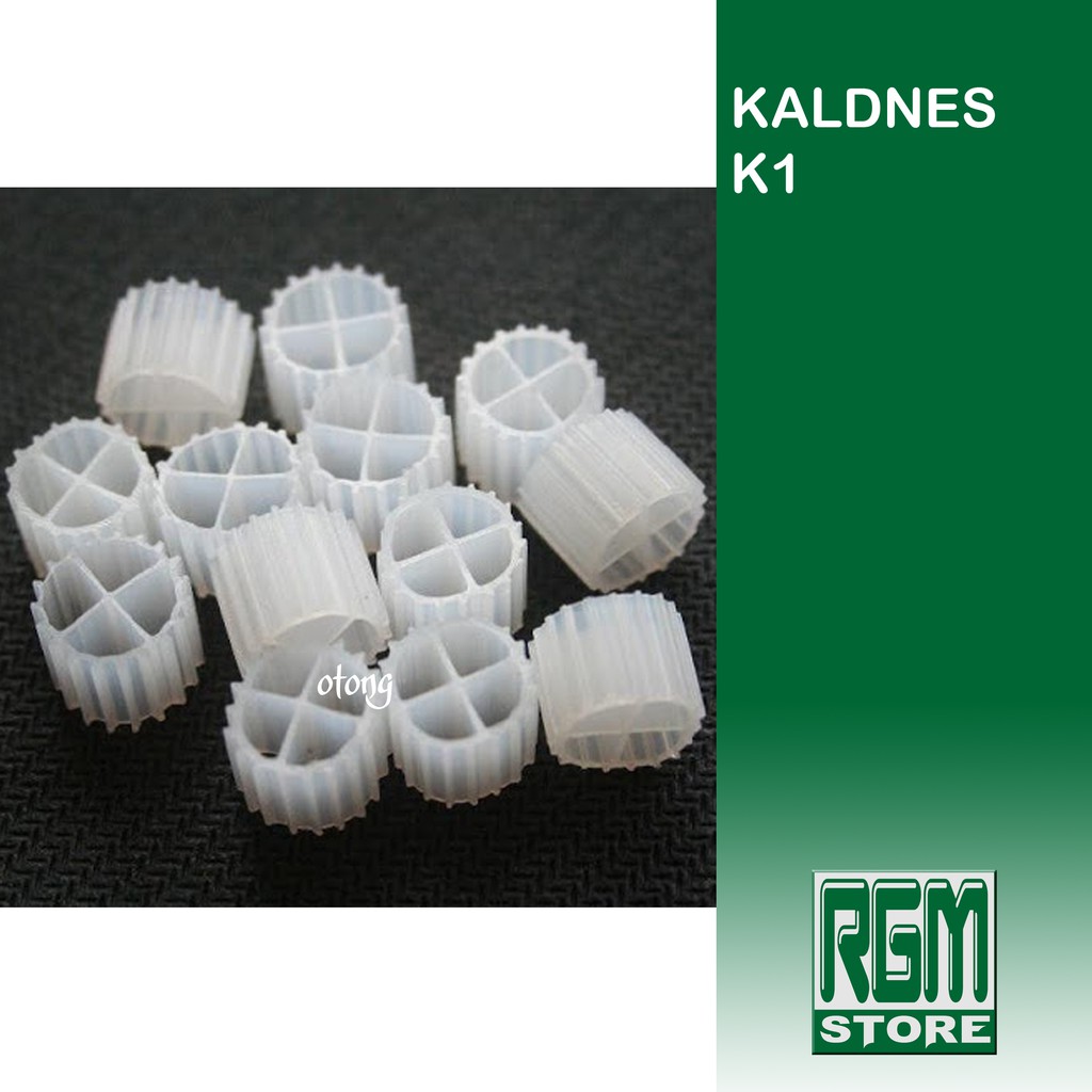 kaldness kalnes kaldnes k1 K2 K3 MBBR media filter aquarium kolam ikan