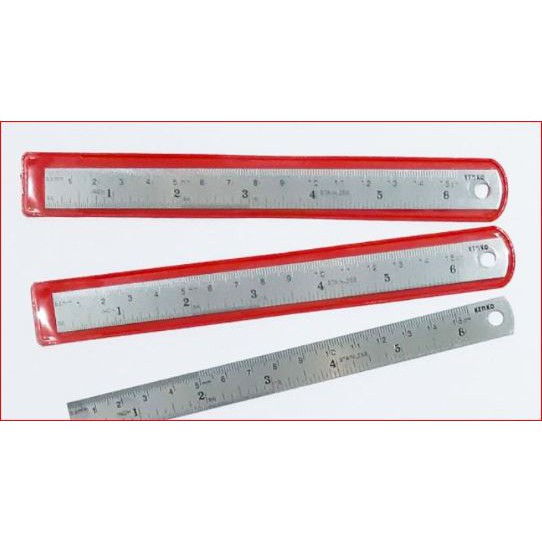 (NCS) Penggaris besi Kenko original 15 cm / Stainless Steel Ruler 15 cm