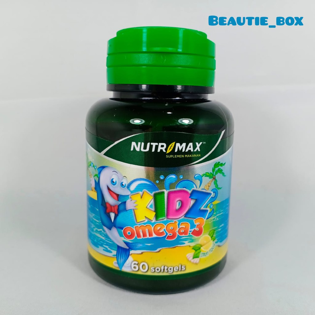 Jual Nutrimax Kidz Omega 3 Lemon Flavor 60 Softgel Shopee Indonesia