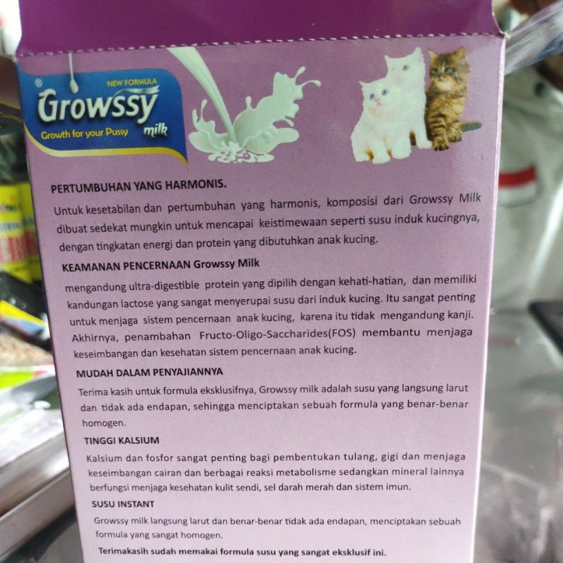 susu kucing growssy 20gram