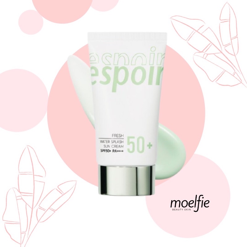 [FULL SIZE] ESPOIR FRESH WATER SPLASH SUN CREAM / ESPOIR SUNSCREEN SPF 50+ PA++++
