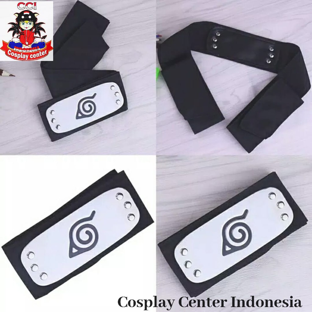 [PRODUK TERLARIS] Headband Naruto Ikat Kepala Naruto Shippuden Bandana Model Naruto Gaya Jepang Untu