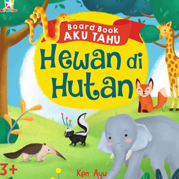 Gramedia Yogya - Opredo Board Book Aku Tahu: Hewan di Hutan