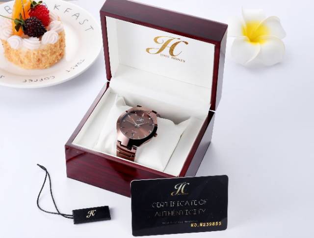 Jims Honey Jam Tangan 8411 Couple Pasangan Pria Wanita Analog Quartz Murah Branded Elegan Jimsh JH