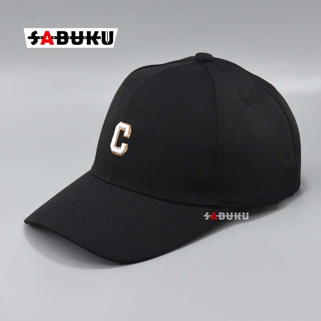 Topi Baseball Pria Wanita Dewasa Bordir Karakter C Topi Pria Bordir Premium Trendy Korean Fashion Men's Sports Female Cap Couple's Hat -235