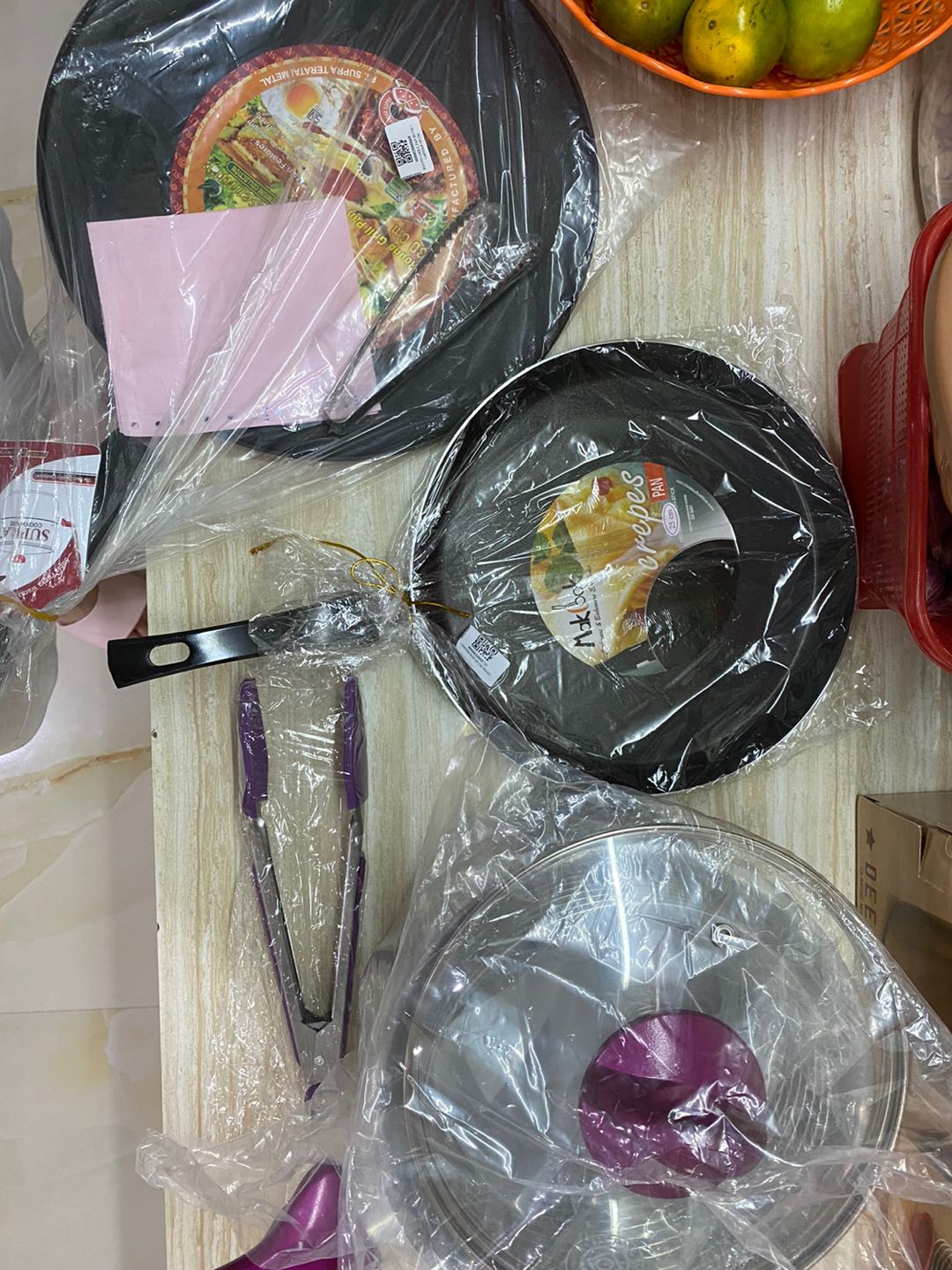 Wajan Teflon / Wajan Ceper / Wajan Gagang / Supra Round Grill Pan 30cm - Grillpan Bulat Ceper