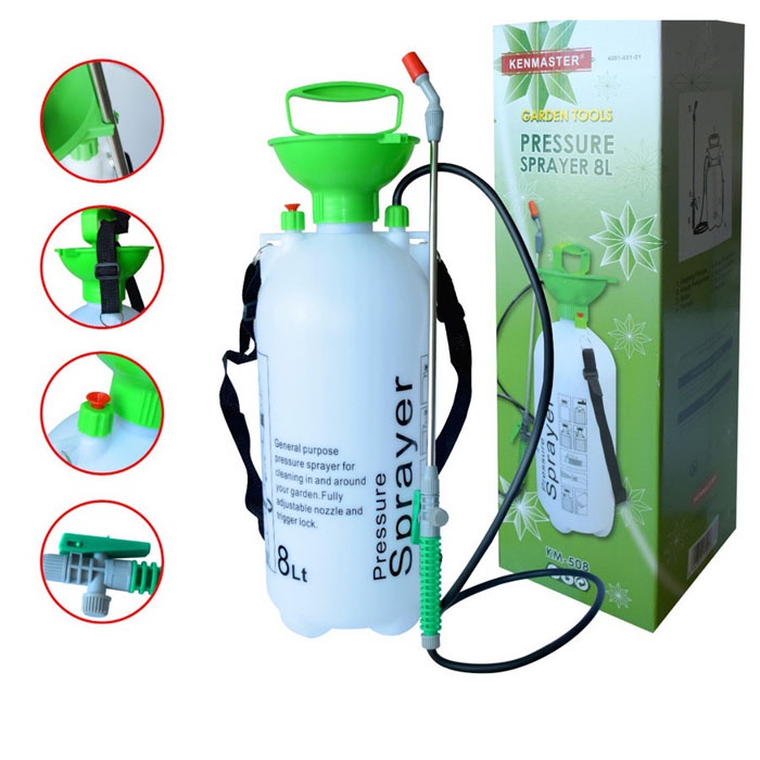 Kenmaster Bottle Pressure Sprayer 8 Liter Botol Semprotan Tekanan KM-508