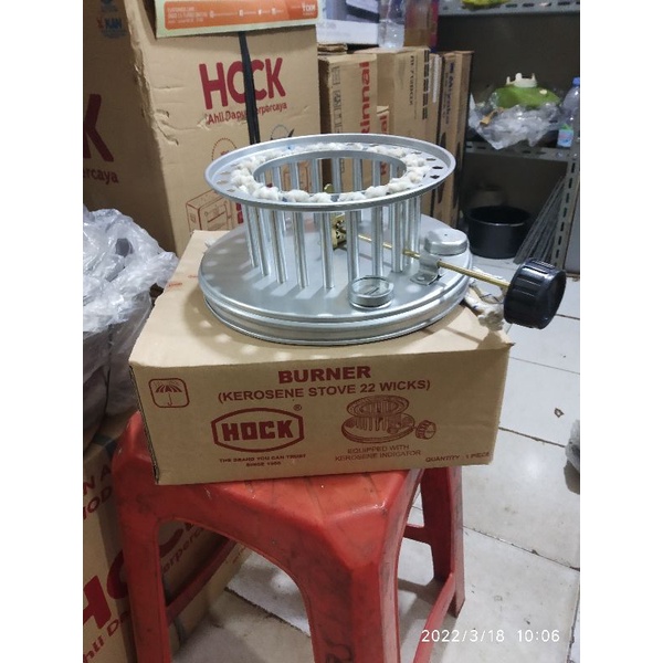 kepala kompor sumbu minyak hock 22 sumbu