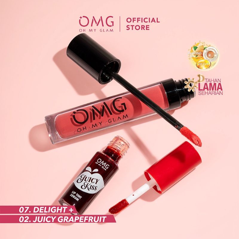 OMG OH MY GLAM MATTE KISS LIP CREAM/LIP CREAM OMBRE