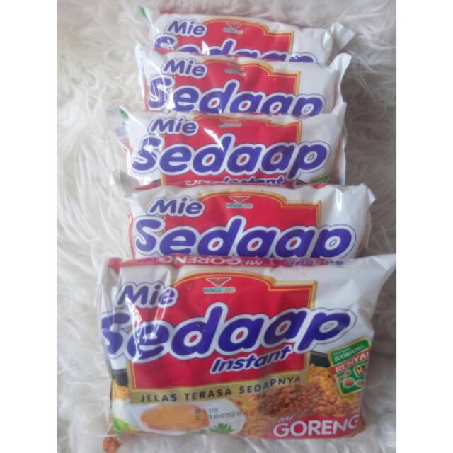 

Paket mie sedaap goreng isi 5