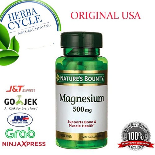 Nature Bounty Magnesium 500 mg 100 Tablets Nature Bounty Magnesium Nature Magnesium