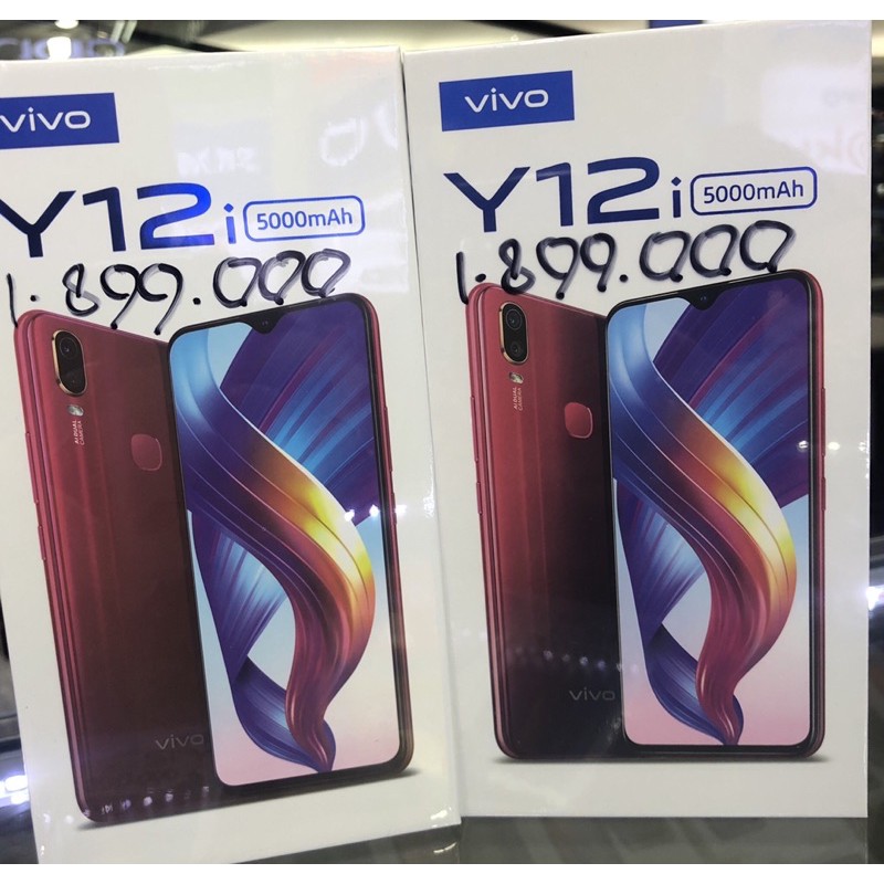 Vivo y12i ram 3/32 baru garansi 1 tahun  BATTRAI 5000Mah