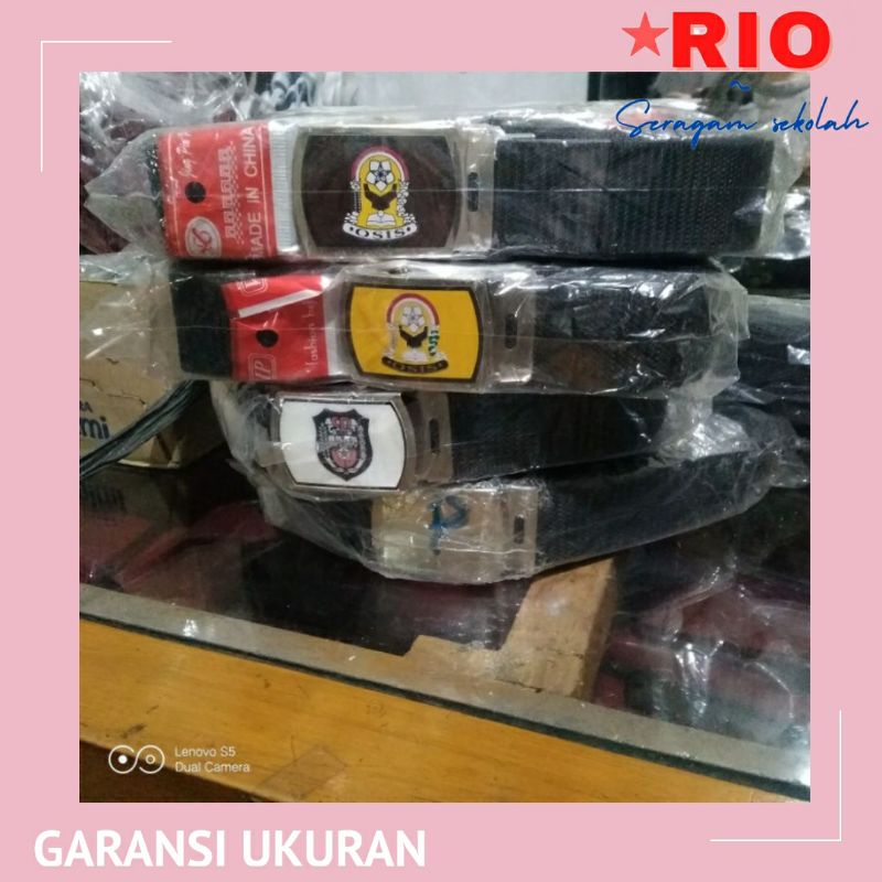 SABUK SEKOLAH polos/SD/SMP/SMA /PRAMUKA.