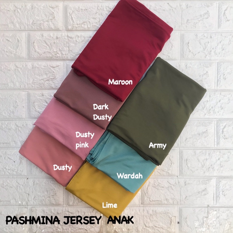 PASHMINA INSTAN JERSEY ANAK