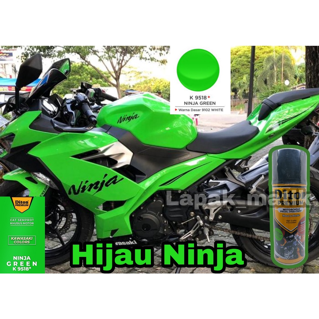 Pilok DITON PREMIUM HIJAU NINJA GREEN K9518 400mL