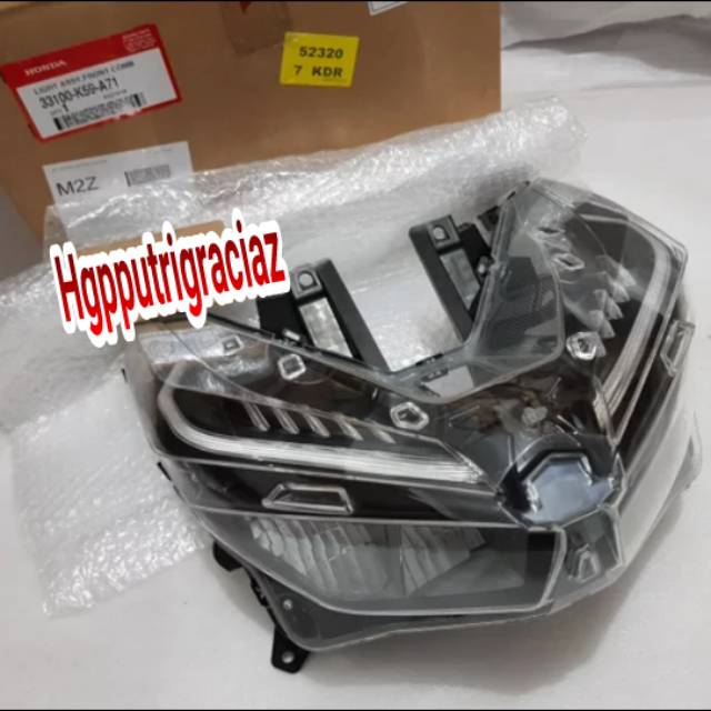 Lampu reflektor depan new vario 125 150 led 2018 2019 2020 2021 33100-K59-A71 33100K59A71 ORI AHM