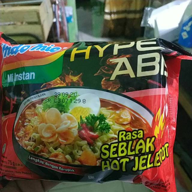 

INDOMIE SEBLAK HOT JELETOT HYPE ABIS