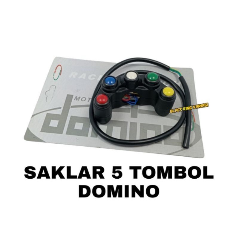 Saklar motor variasi model moto GP 5 tombol Saklar Stang universal