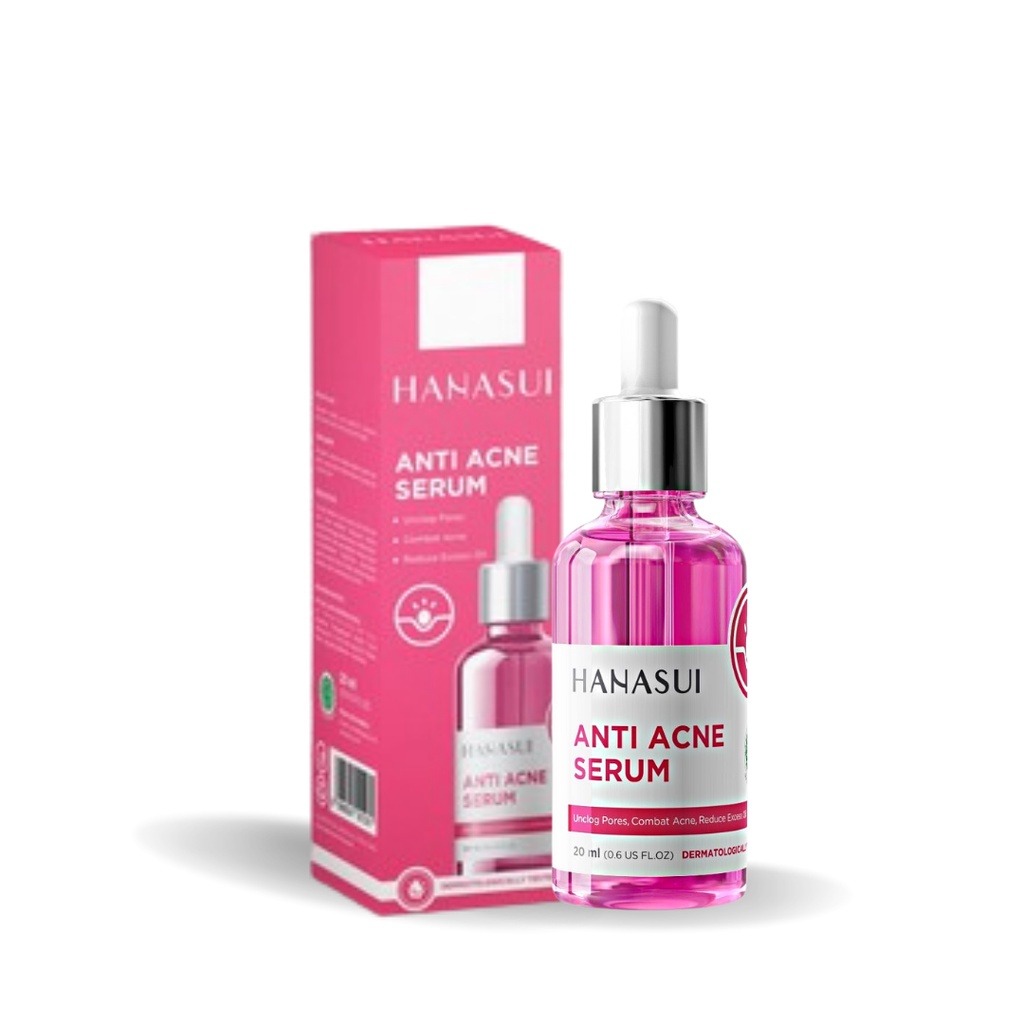 Hanasui Anti Acne Serum Perawatan Kecantikan Wajah Serum Jerawat Serum Acne Hanasui Original Bpom