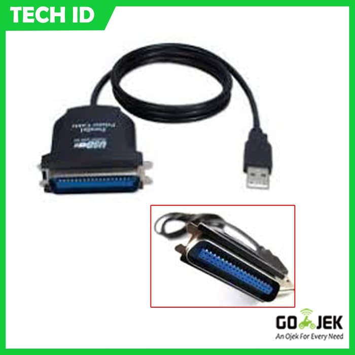 kabel Printer USB to Paralel Cable - Kabel LPT Usb to Parallel Printer
