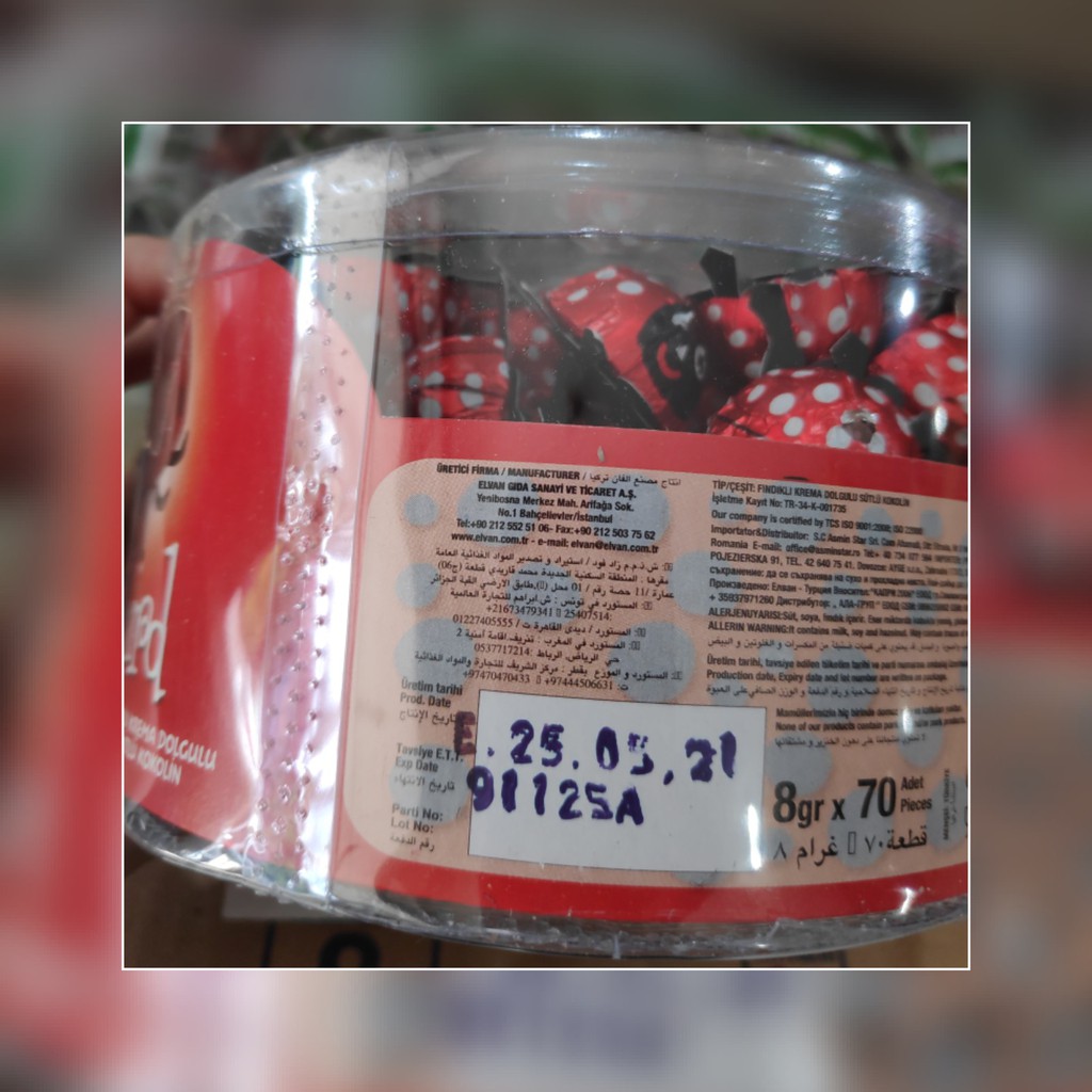 Elvan Coklat Truffle My Ladybird 560 gr