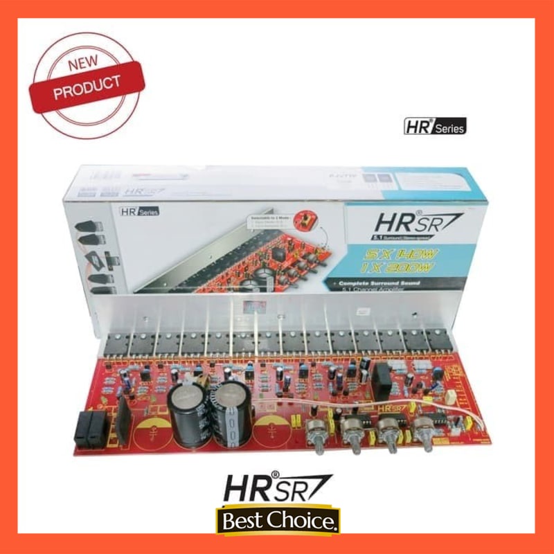 KIT POWER AMPLIFIER HRSR 5.1 SURROUND STEREO TR TOSHIBA ASLI BELL BGR