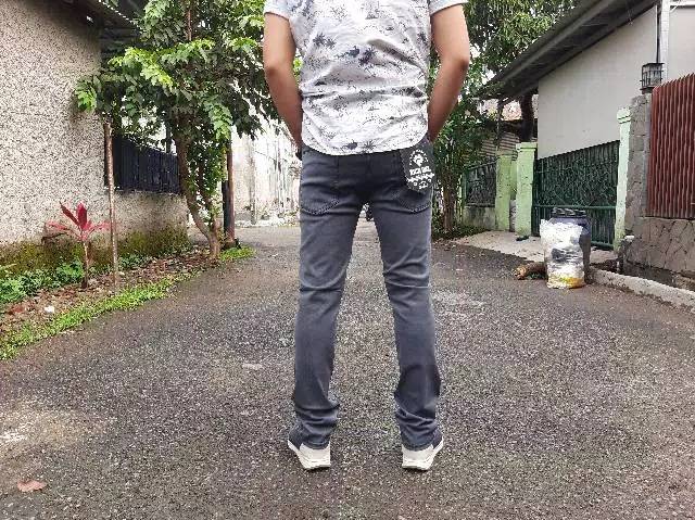 Celana Jeans Stret Panjang Pria Celana Jeans Stret Shoop Jeans Size:S-XL