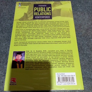 Jual BUKU PENGANTAR PUBLIC RELATIONS KONTEMPORER | Shopee Indonesia