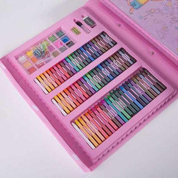 

Ori ART Set Crayon 280pcs Warna Alat Menggambar dan Mewarnai Hadiah Anak Anak Crayon Set ,.,.,.,.,.,