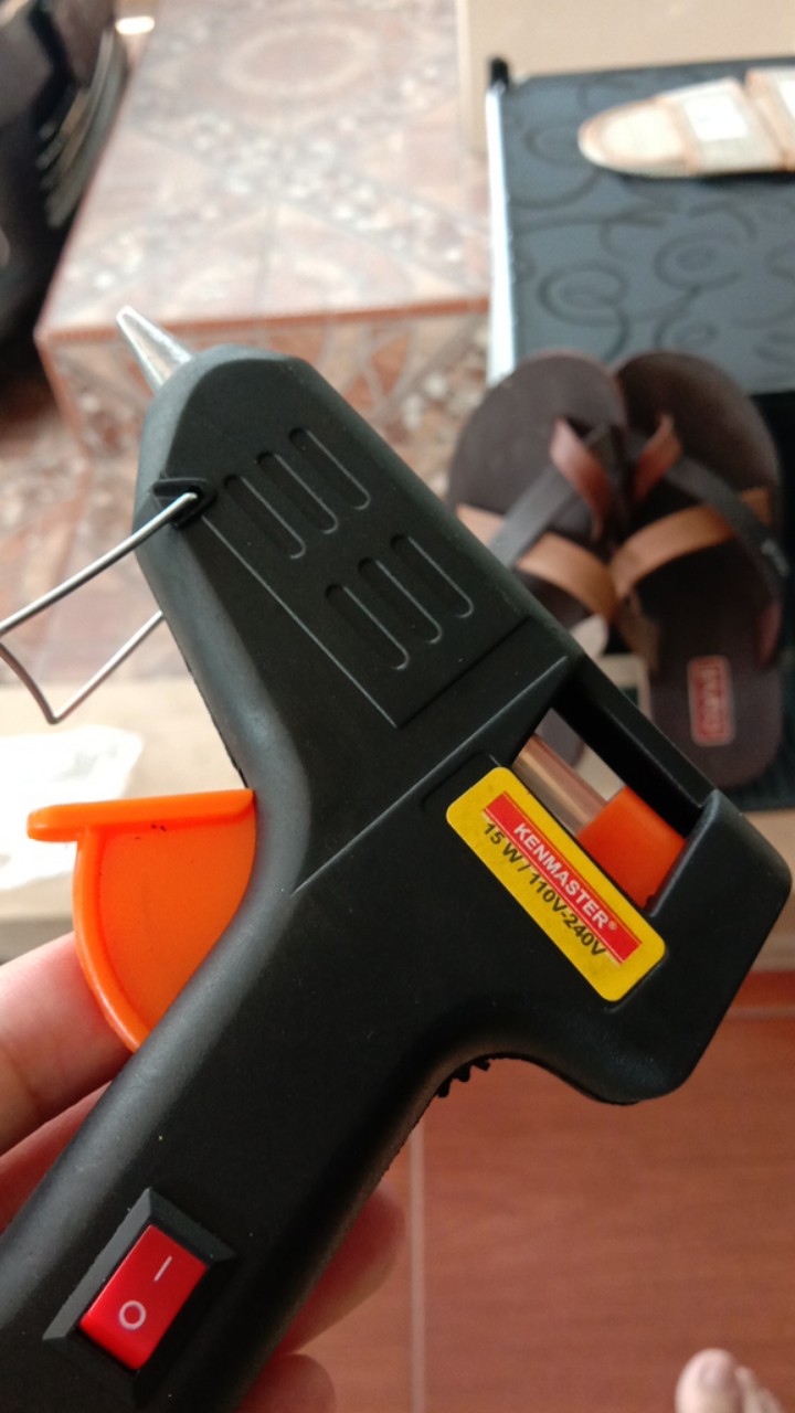 Kenmaster Km-ks15 Glue Gun 15 Watt Switch On Off - Lem Tembak 15watt
