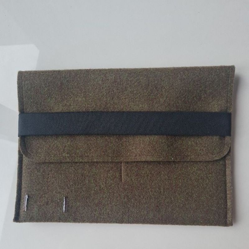 

Tas File kantor bahan kain Folio A4 brown preloved