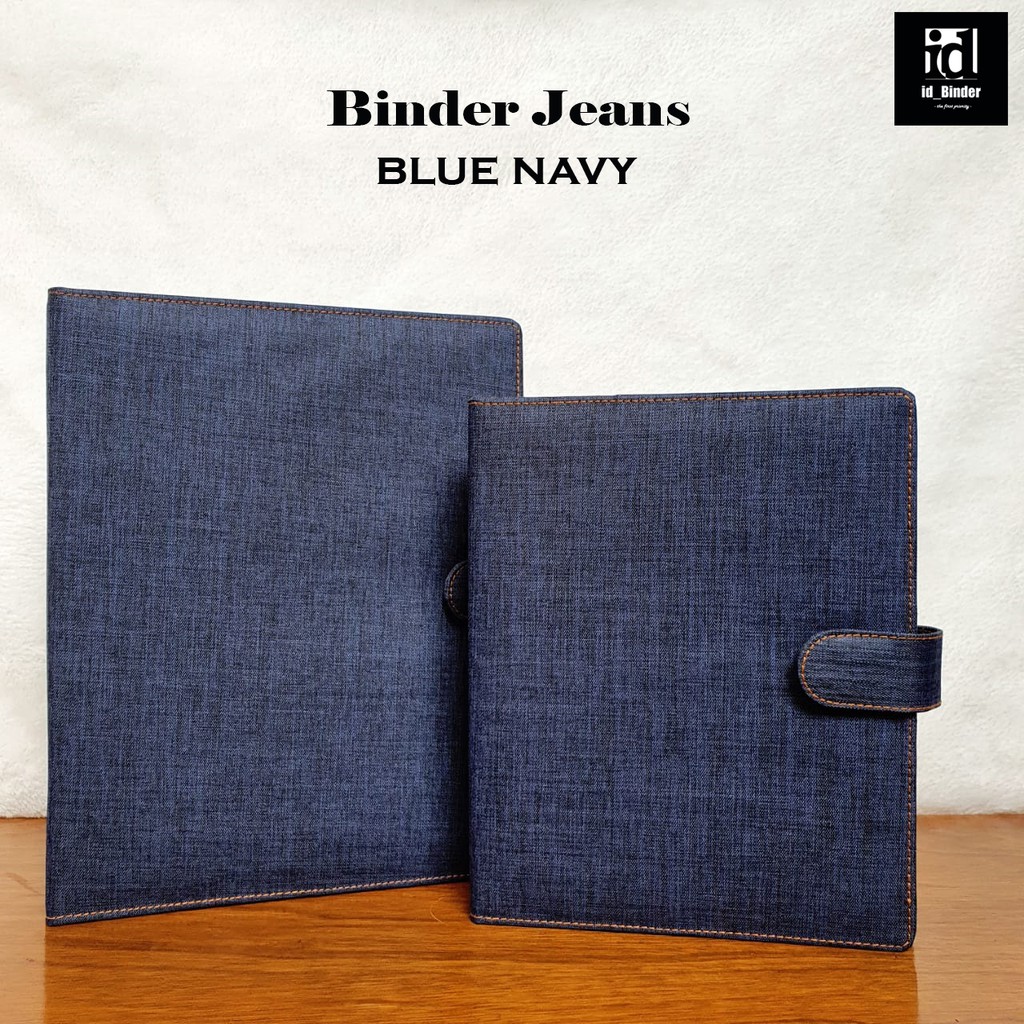 

RB BINDER BAHAN JEANS/DENIM 9 WARNA PILIHAN A5 DAN B5