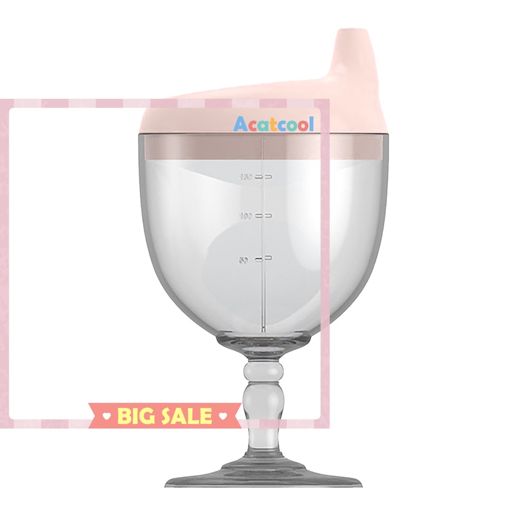 Baby Goblet No Spill Duckbill Baby Sippy Cup Wine Glass for Baby Kid Party