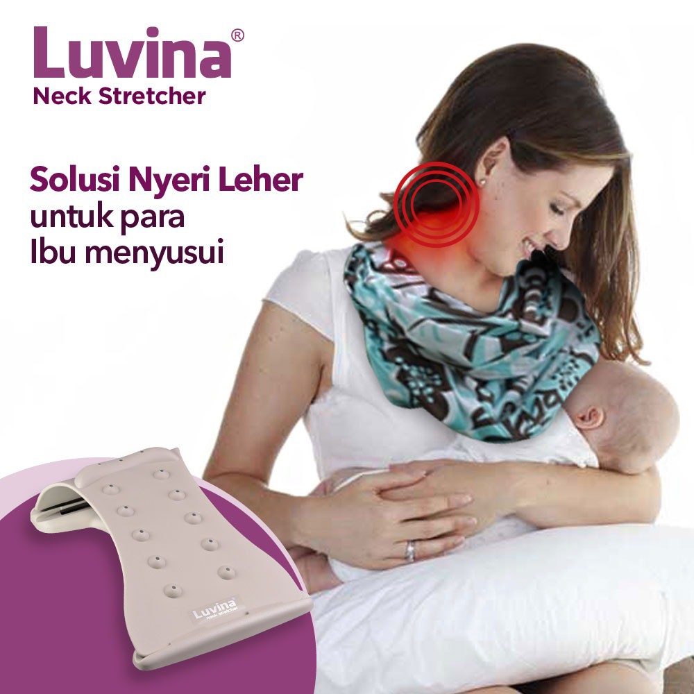 Luvina Neck Stretcher - Alat Terapi Nyeri Leher Saraf Kejepit Vertigo