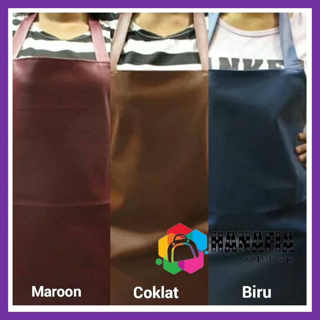 APRON / CELEMEK PVC KULIT SINTETIS BERKUALITAS CELMEK ANTI AIR WATERPROOF SEMI KULIT