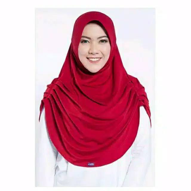 (promo) jilbab pet anthem hijab kerut samping / pundak