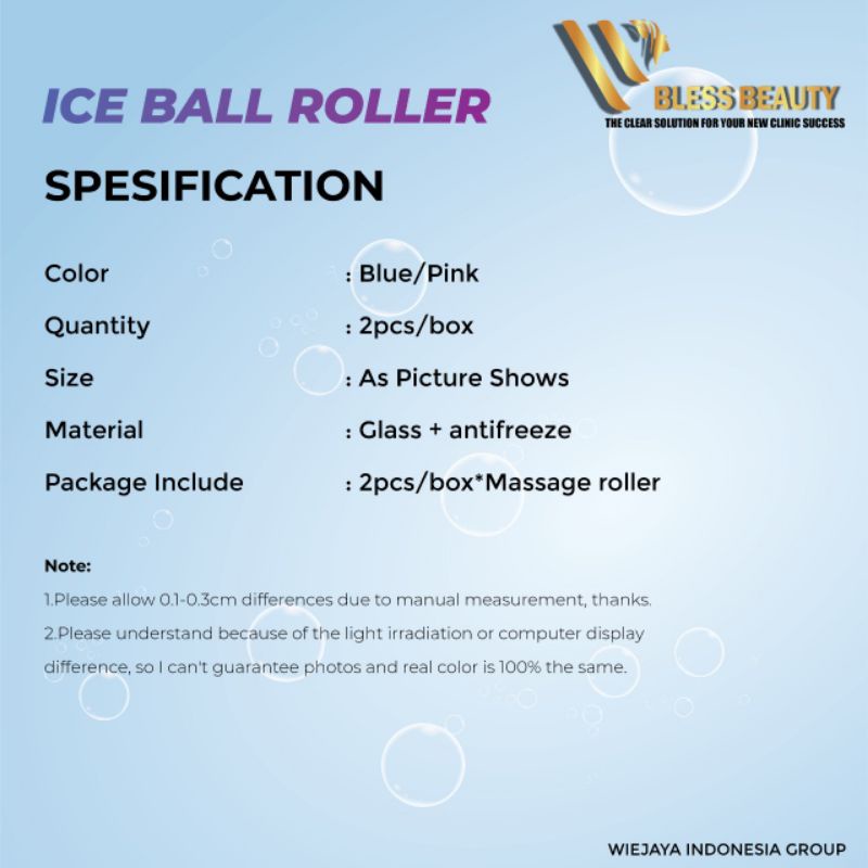 ICE BALL ROLLER Alat kecantikan memijat wajah anti aging