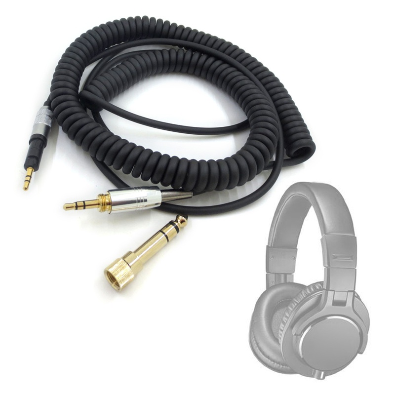 Bt Kabel Headphone Stereo Kawat Extension Lilit Untuk M40X M50X M70X