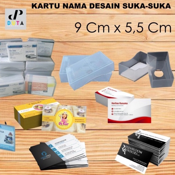 

Kartu Nama || Cetak Name Card Art Carton 2 Sisi Free Box - Ac 260gr 2 Sisi