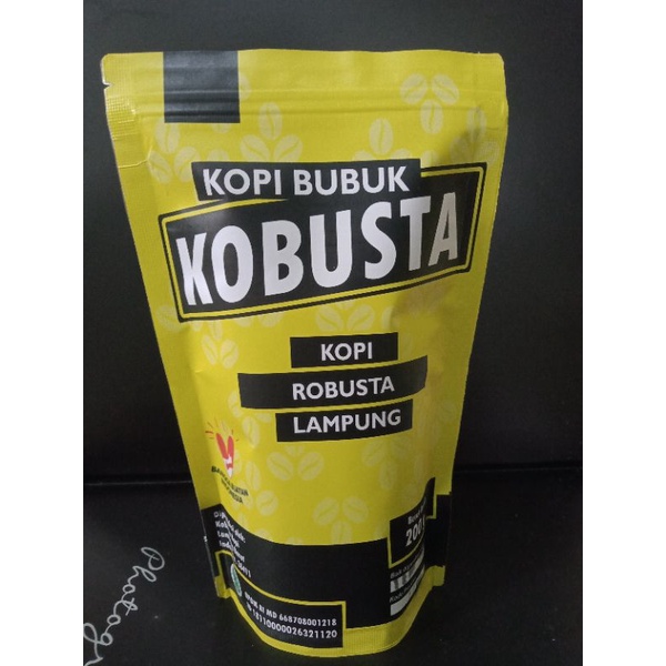 

Kopi bubuk Robusta Liwa Lampung Barat (Kobusta Kopi 200 gram)