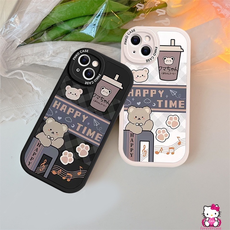 Soft Case TPU Motif Kartun Beruang Untuk IPhone 7 8 Plus 11 6 6s Plus XR 13 12 11 Pro MAX X XS MAX SE 2020